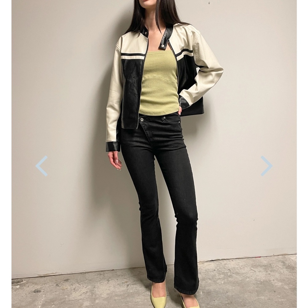 Oak+Fort crossover black Jeans